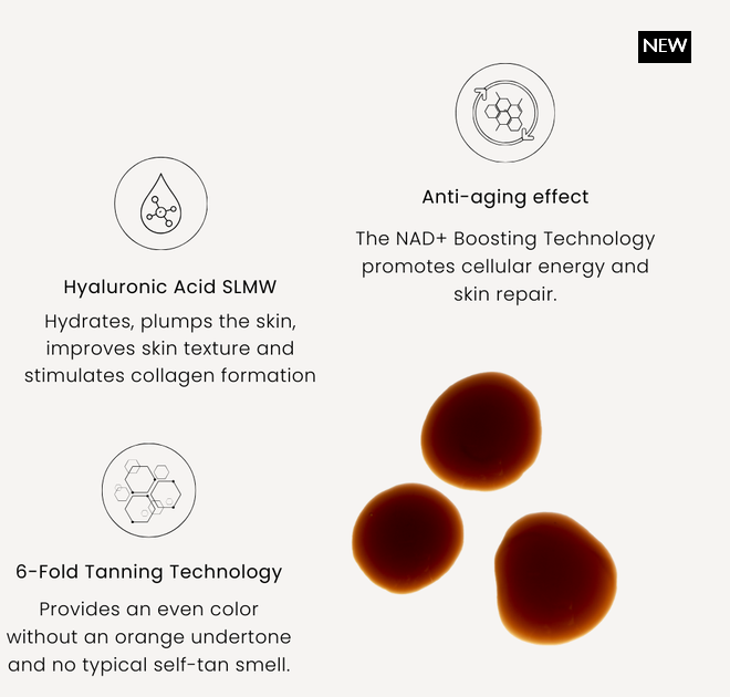Perle de Soleil - Tanning Drops NAD+ Booster 15ml | MARC INBANE - Afbeelding 4